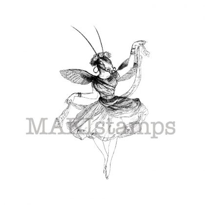 Grasshopper Ballerina stamp makistamps