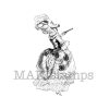 Stempelgummi Marquise de Pompadour als Ziege (130407)