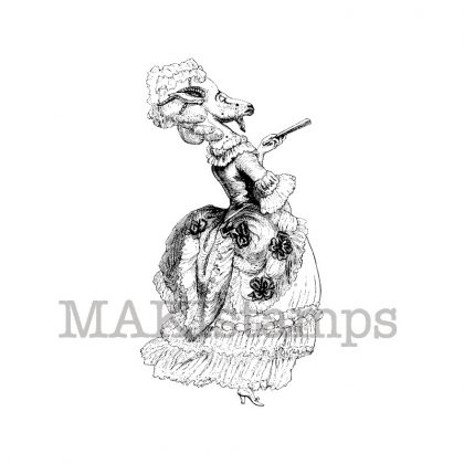 Marquise de Pompadour stamp makistamps