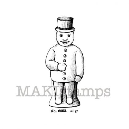 Winterstempel Schneemann / Stempelgummi Winter (130507)