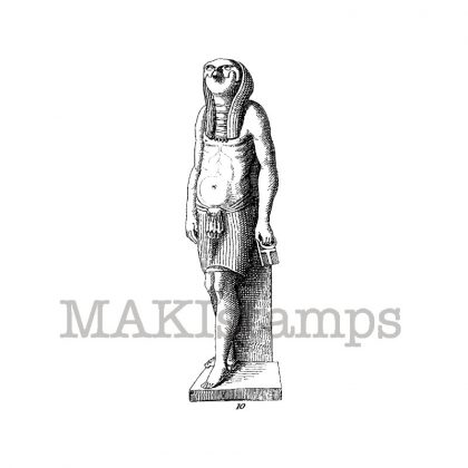 Egyptian god ( Horus ) stamp makistamps