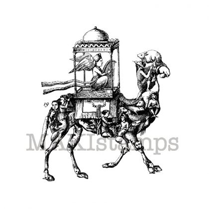 Indian Camel rubber stamp makistamps