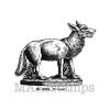Wolfsstempel / Der böse Wolf / Rotkäppchens Wolf / Stempelgummi (140305)