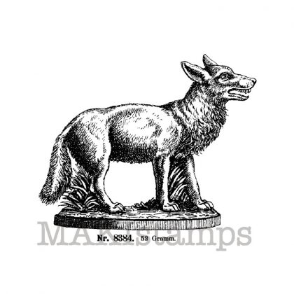 Wolfsstempel / Der böse Wolf / Rotkäppchens Wolf / Stempelgummi (140305)
