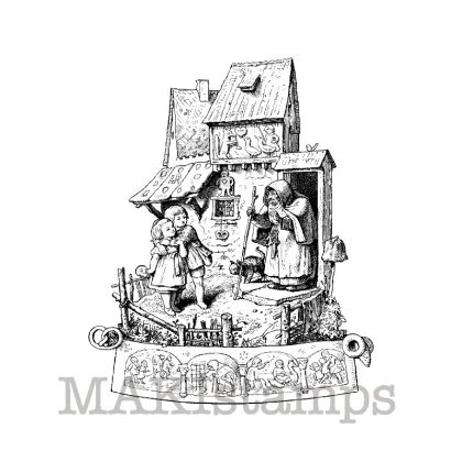 Craft rubber art stamp MAKIstamps