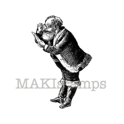 Chrisrmas rubber art stamp MAKIstamps