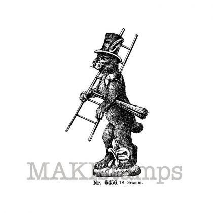 New Year's Eve rubber art stamp MAKIstamps