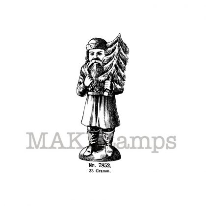 Xmas rubber art stamp MAKIstamps