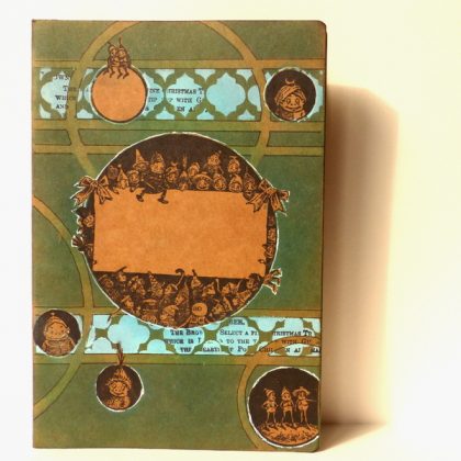 Heft DIN A 5 Kraftpapier Scrapbooking Album zum Selbergestalten MAKIstamps Stempel und Stempelzubehör