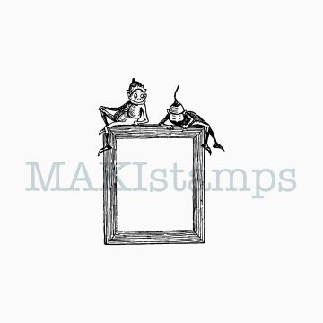 Rubber stamp Brownies