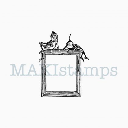 Rubber stamp Brownies