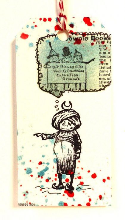 Oriental rubber stamp / Brownie Turkish sultan / Brownie rubber stamp (140505) - Image 3