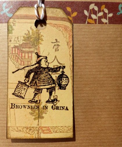 Rubber art stamp Brownie Palmer Cox MAKIstamps