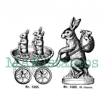 easter rubber stamp