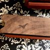 Special offer: Small owl border rubber stamp mounted on plum wood (300000-9) - Image 3
