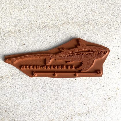 rubber art stamp shark MAKIstamps