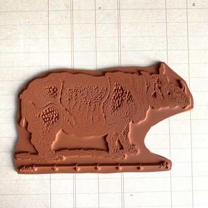 rubber stamp rhino MAKIstamps