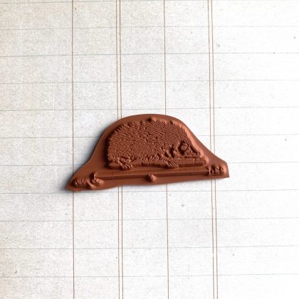 rubber stamp hedgehog MAKIstamps