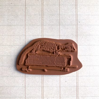weasle rubber stamp MAKIstamps