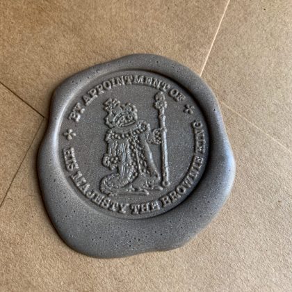 Large wax seal stamp Brownie king complete with wooden handle (210036) - Image 3