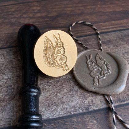 Wax seal stamp squirrel