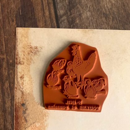 Stempel Henne und Küken aus Spielzeug Katalog von 1912 - unmontiert oder auf Haftschaum (220313) – Bild 2