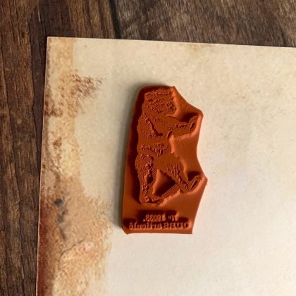 Teddybär Stempel aus altem Spielzeugkatalog von 1912 - unmontiert oder auf Haftschaum (220307) – Bild 2