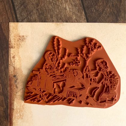 Stempel Kinder musizieren - unmontiert oder auf Haftschaum (220406) – Bild 2