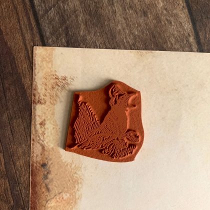 Vogel Stempel kleine Amsel - unmontiert oder auf Haftschaum (220402) – Bild 2