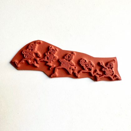 Stempel Brownies auf der Flucht...  - unmontiert oder auf Haftschaum (230212) – Bild 2