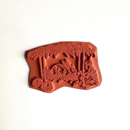 Hasen Stempel Brownie mit Kaninchen - unmontiert oder auf Haftschaum (230215) – Bild 2