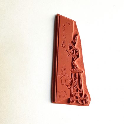 Schul Stempel Brownies an der Tafel - unmontiert oder auf Haftschaum (230209) – Bild 2