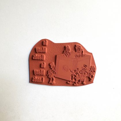 Photography rubber stamp old camera advertisement featuring the Brownies - unmounted rubber stamp or cling stamp option (230303) - Image 2