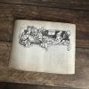 Rubber stamp little gnome prepares vegetables - unmounted rubber or cling stamp option (230402) - Image 2
