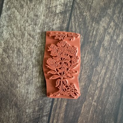 Medieval herbs stamp - unmounted rubber stamp or cling stamp option (230607) - Image 2