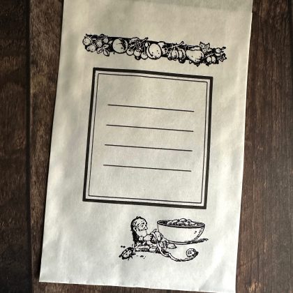 Fruit rubber stamp set little gnomes - unmounted rubber or cling stamp option (230706) - Image 3