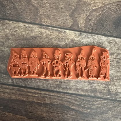 Großer Stempel mit vielen Brownies - unmontiert oder auf Haftschaum (240201) – Bild 2