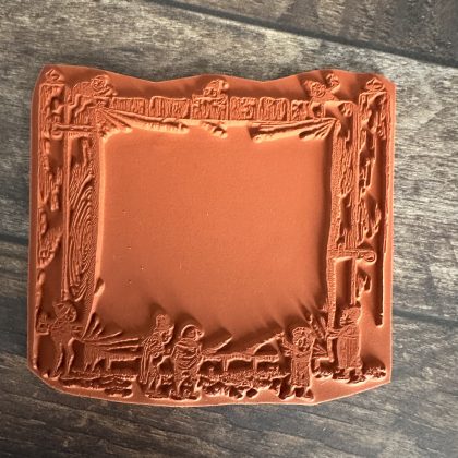 Großer Label Stempel mit Brownies - unmontiert oder auf Haftschaum (240122) – Bild 2