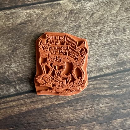 Funny rubber stamp Brownies carrying explosives - unmounted rubber stamp or cling stamp option (240109) - Image 2