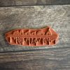Rubber stamp Six little Brownies behind the fence - unmounted rubber stamp or cling stamp option (240102) - Image 2