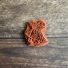News rubber stamp Brownie with papers - unmounted rubber stamp or cling stamp option (240116) - Image 2