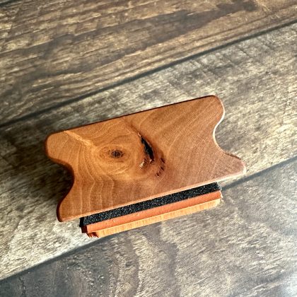 *Each one a unique piece* Brownies rubber stamp mounted on pear wood (300000-47) - Image 2