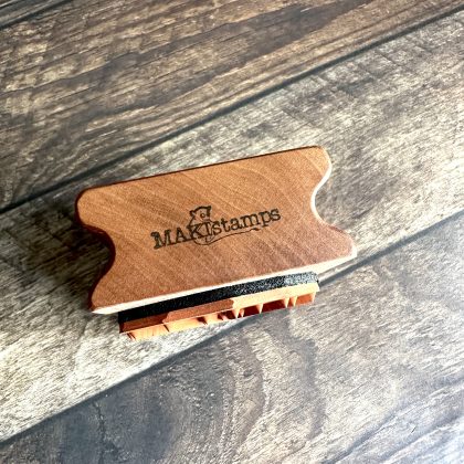 *Each one a unique piece* Brownies rubber stamp mounted on pear wood (300000-47) - Image 4
