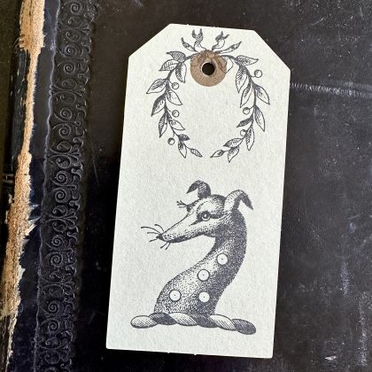Stempel Windhund Wappentier - unmontiert oder auf Haftschaum (250211) – Bild 2