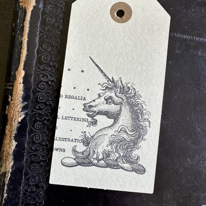 Stempel Mittelalter Einhorn Wappen Heraldik Makistamps