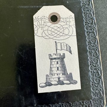 Stempel Mittelalter Turm Wappen Heraldik Makistamps