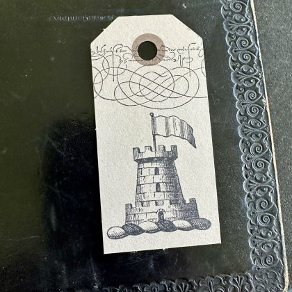 Stempel Mittelalter Turm Wappen Heraldik Makistamps
