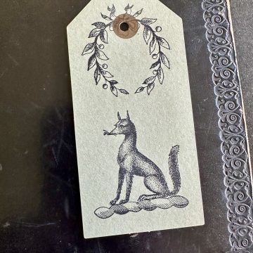 Stempel Mittelalter Fuchs Wappen Heraldik Makistamps