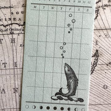 Stempel Fisch Motivstempel Mittelalter Makistamps
