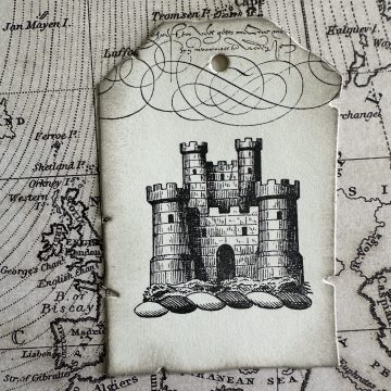Ritterburg Stempel Burg Motivstempel Mittelalter Makistamps